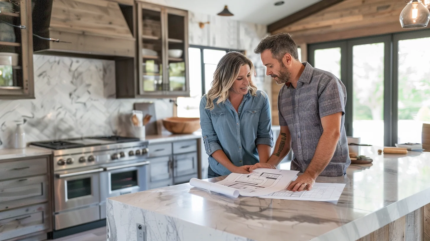 Home improvement financing — homeowners with contractor